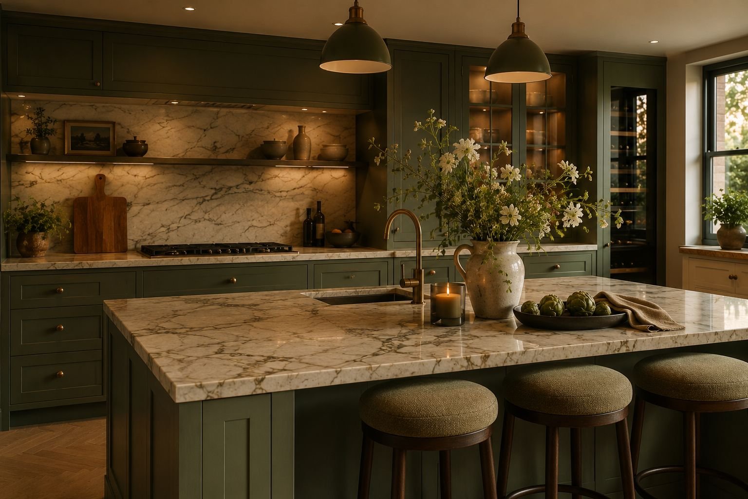 Organised kitchen
